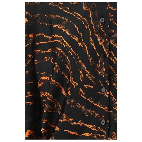 NWT The Attico Mini Black Shirt Dress Tiger Abstract Patterned 970€ Size S - Picture 11 of 17